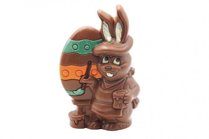 Lapin Picasso chocolat lait