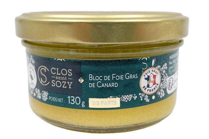 Bloc de foie gras de canard
