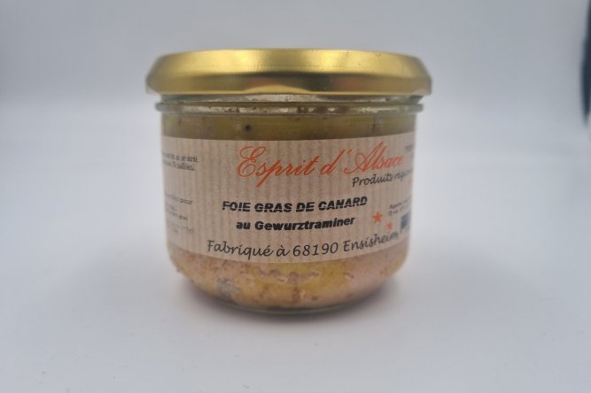 Foie gras de canard entier au gewurztraminer
