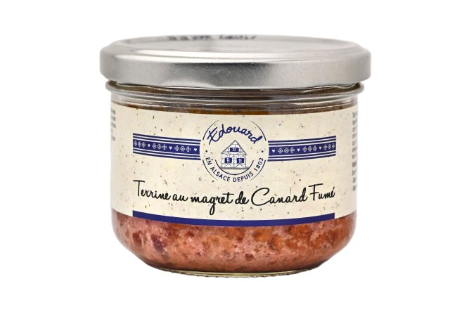 Terrine magret de canard fumé