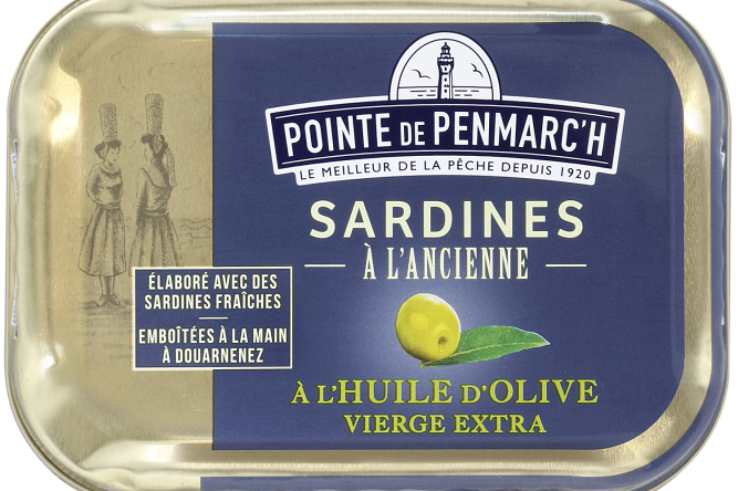 Sardines à l'ancienne à l'huile d'olive vierge extra