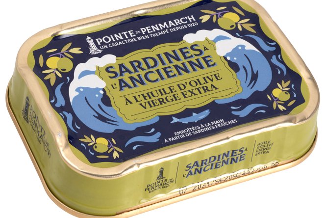 Sardines à l'ancienne à l'huile d'olive vierge extra