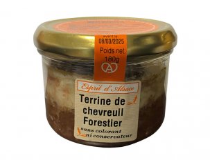 Terrine de chevreuil forestier